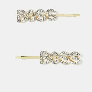 "BOSS" Hair Pins